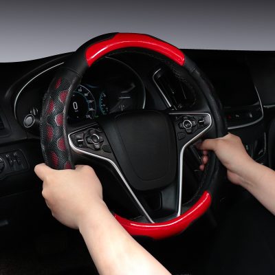 Automobile universal PU steering wheel cover (6)