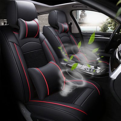 Breathable leather car seat cover (5)