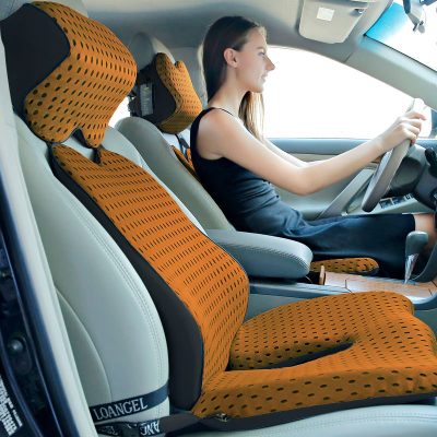 Car heightening breathable memory foam cushion (2)