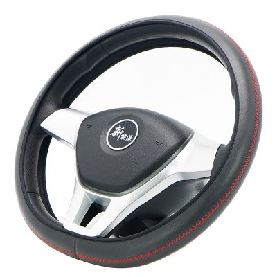 Car red risk steering wheel cover (4)