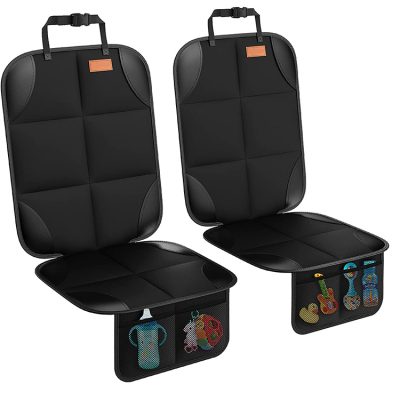 Car seat protector with storage shelf function (3)