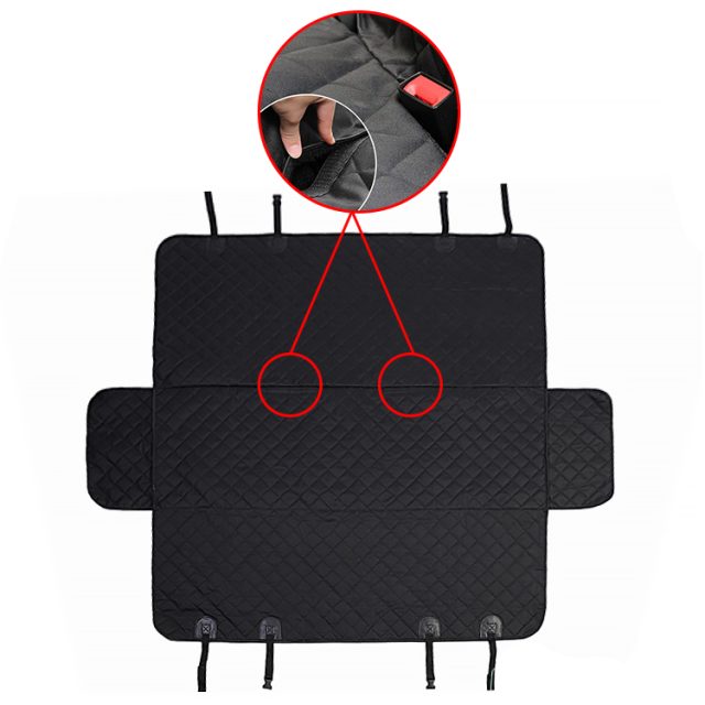 Classic style dirty dog car seat cover (1)