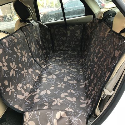 Cloth foldable dog car seat cover (4)
