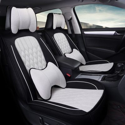 Color matching cotton car seat cover (5)