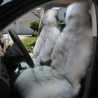 Custom long wool sheepskin seat cover (5)