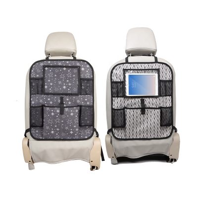 Custom pattern car rear seat storage bag (1)