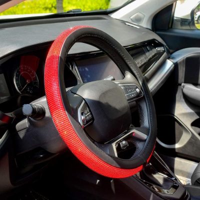 Factory diamond car steering wheel cover (1)