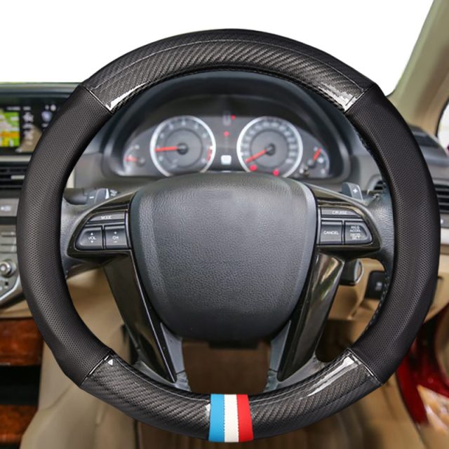Fiber non-slip car steering wheel cover (4)