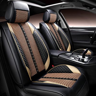 Five-seater car premium leather seat cover (5)