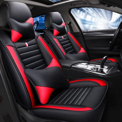 Full set of PVC leather car seat cover (5)