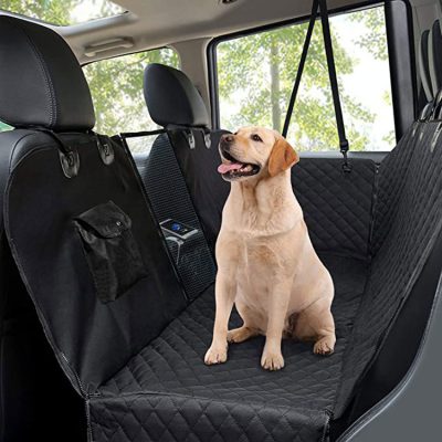 Hammock protects pet dog car seat cover (1)