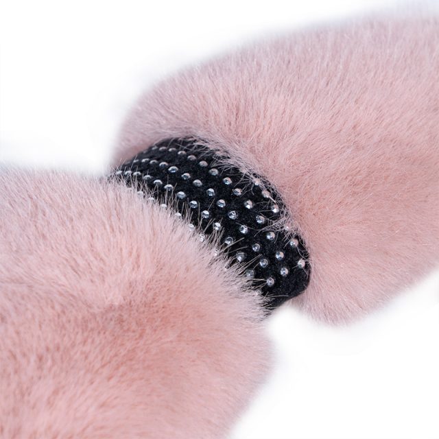 Pink new plush steering wheel cover (5)