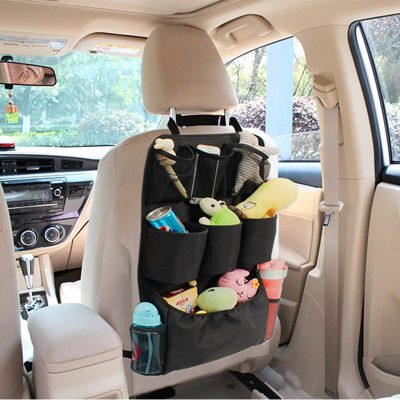 Separate pocket car rear seat storage bag (5)