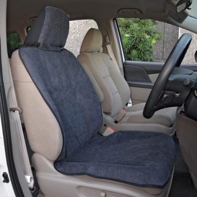Suede leather high-end seat protection cover (1)