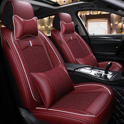 Summer breathable leather car seat cover (3)