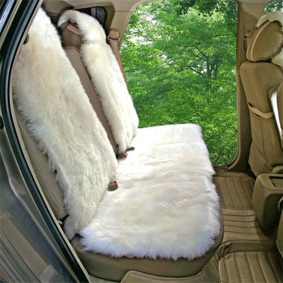 Universal size sheepskin car seat cover (6)