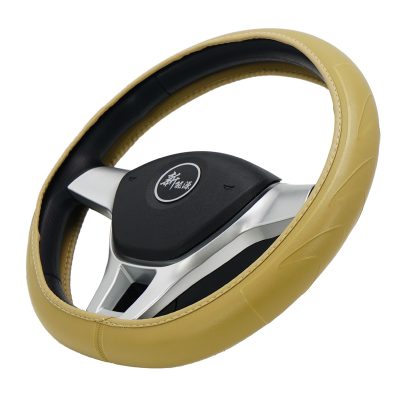 Yellow new car steering wheel cover (4)